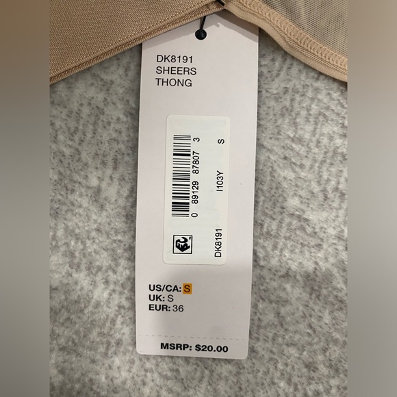 DKNY Sheer Tan Thong - Picture 2 of 3